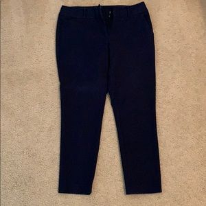 LOFT Navy Blue Julie Pant